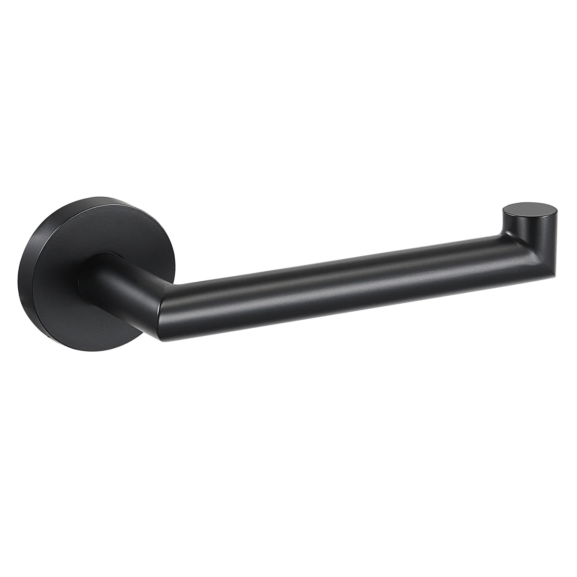 HKM-726867 Matte Black Stainless Steel 304 Bathroom Accessory Set with Towel Rack and Toilet Paper Holder