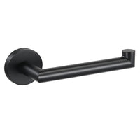 HKM-726867 Matte Black Stainless Steel 304 Bathroom Accessory Set with Towel Rack and Toilet Paper Holder
