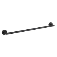 HKM-726867 Matte Black Stainless Steel 304 Bathroom Accessory Set with Towel Rack and Toilet Paper Holder