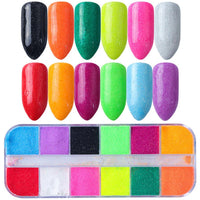 HKM-726931 Glitter Nail Polish Collection: Shell Powder, Laser Sequins, Chameleon Effects & More