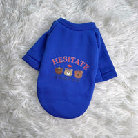 HKM-7269565 Warm Plush Dog Hoodies with Bear Design in Various Colors and Sizes