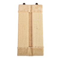 HKM-7269949 Sisal Cat Scratching Board with Plush Cloth for Sofa Protection and Claw Sharpening
