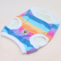HKM-7270333 Rainbow Cotton Dog Vest ¨C Autumn & Winter Plus Velvet Design, Sizes S to XXL