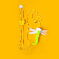 HKM-7271229 Interactive Hanging Cat Toy with Adjustable Elastic Rope for Indoor Cats, Durable and Safe Plush Design