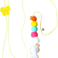 HKM-7271229 Interactive Hanging Cat Toy with Adjustable Elastic Rope for Indoor Cats, Durable and Safe Plush Design