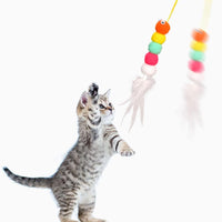 HKM-7271229 Interactive Hanging Cat Toy with Adjustable Elastic Rope for Indoor Cats, Durable and Safe Plush Design