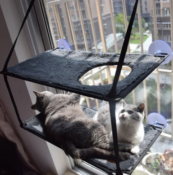 HKM-7271357 Removable and Washable Cat Hammock with Super Suction Cups for Window Sills
