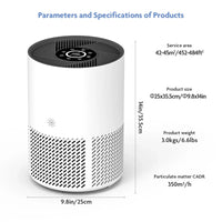 HKM-727187 Smart Portable Air Purifier for Home Use with WiFi Connectivity