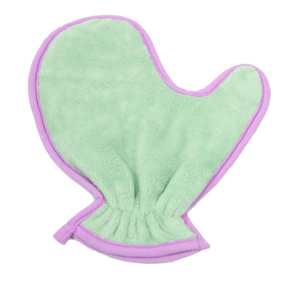 HKM-727187 Ultra-Soft Absorbent Pet Bath Towel Glove for Cats and Dogs - Lightweight Fiber Cleaning Tool
