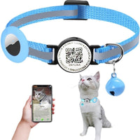 HKM-7273021 Anti-Lost QR Code Pet Collar with Reflective Stripe and Silicone Case