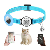 HKM-7273021 Anti-Lost QR Code Pet Collar with Reflective Stripe and Silicone Case