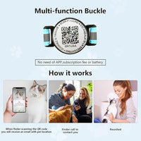 HKM-7273021 Anti-Lost QR Code Pet Collar with Reflective Stripe and Silicone Case