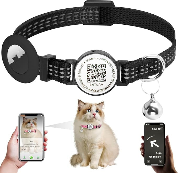 HKM-7273021 Anti-Lost QR Code Pet Collar with Reflective Stripe and Silicone Case