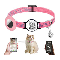 HKM-7273021 Anti-Lost QR Code Pet Collar with Reflective Stripe and Silicone Case