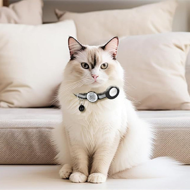 HKM-7273021 Anti-Lost QR Code Pet Collar with Reflective Stripe and Silicone Case
