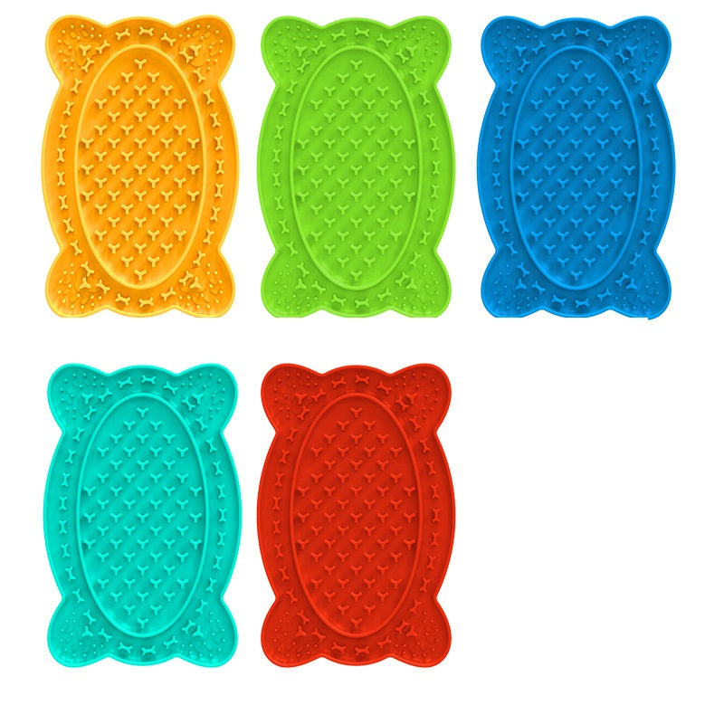HKM-7273533 Silicone Pet Licking Mat for Dogs - Food Grade, Non-Toxic, Easy Clean