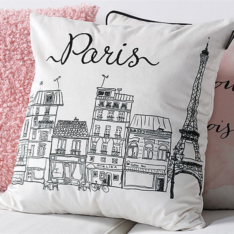 HKM-727443 Home Office Decorative Cushion - Fashionable Chemical Fiber Pillow, Multiple Styles Available