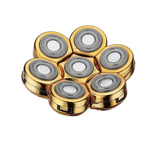 HKM-727507 Gold Seven Cutter Head for Bald Head Hair Clippers
