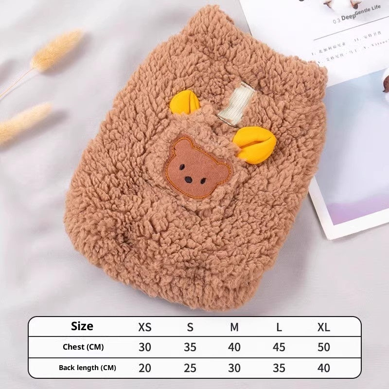 HKM-7275325 Personalized Thickened Polyester Casual Clothes for Pets