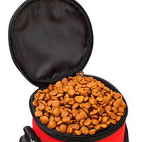 HKM-7275709 Waterproof Dog Food Travel Bag with Feeders and Dry Food Container