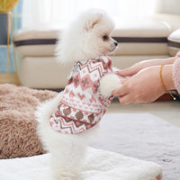 HKM-7276989 Bohemian Summer Pet Vest for Small and Medium Dogs and Cats, Cute T-Shirt for Puppies and Chihuahuas