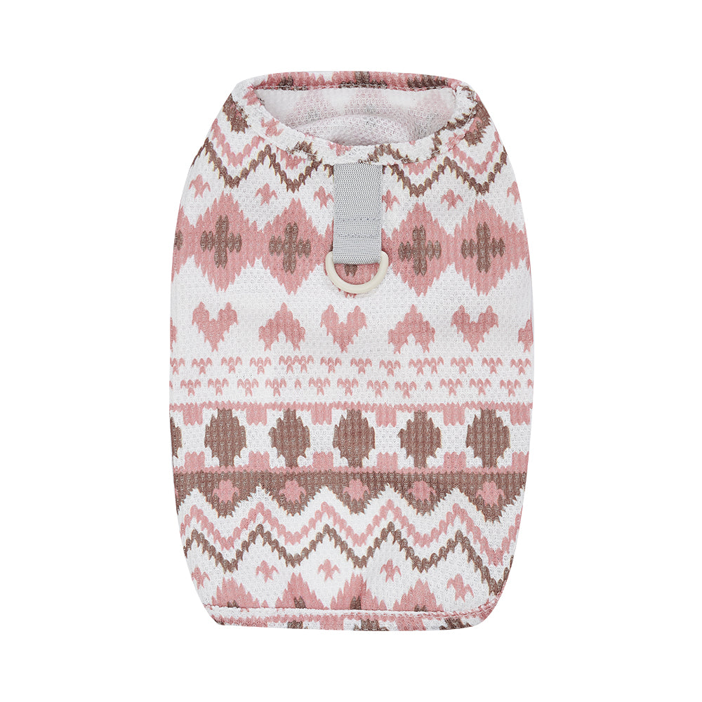HKM-7276989 Bohemian Summer Pet Vest for Small and Medium Dogs and Cats, Cute T-Shirt for Puppies and Chihuahuas