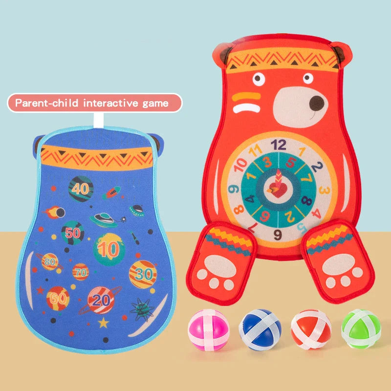HKM-727699 Sticky Target Ball Toy Set for Indoor Dart Games - Family Fun for Ages 3+