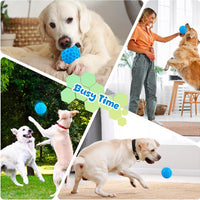 HKM-7278141 Durable Squeaky Balls for Large Dogs - Indestructible Interactive Toy for Aggressive Chewers