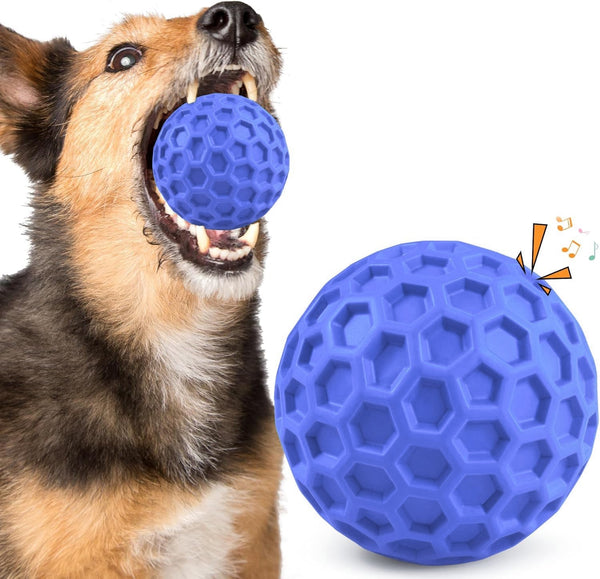 HKM-7278141 Durable Squeaky Balls for Large Dogs - Indestructible Interactive Toy for Aggressive Chewers