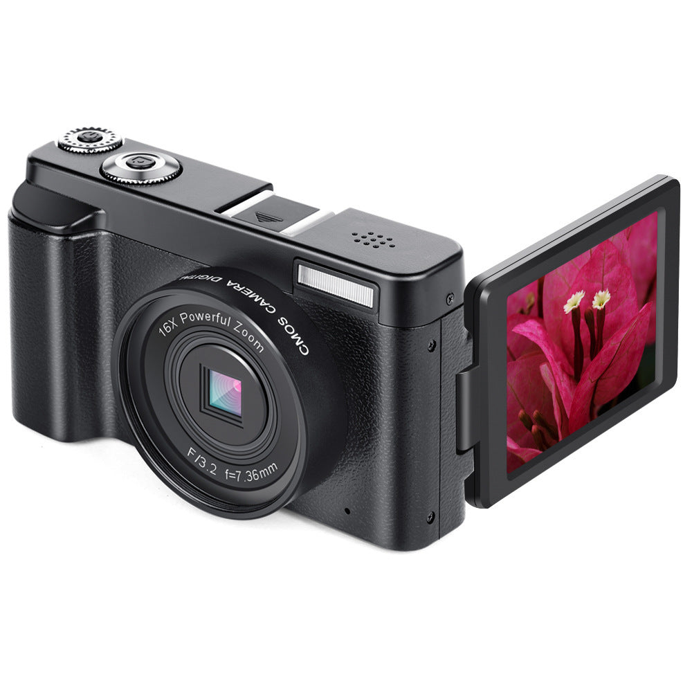 HKM-727827 HD WiFi Digital Camera with 16x Optical Zoom and Flip Screen (24MP, 1080p)