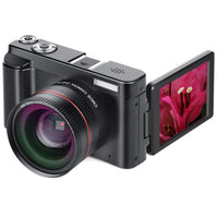 HKM-727827 HD WiFi Digital Camera with 16x Optical Zoom and Flip Screen (24MP, 1080p)