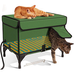 HKM-7278781 Outdoor Insulated Foldable Cat Cage for Delivery Rooms - Green, Multiple Sizes Available