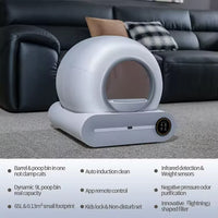 HKM-727891 Smart Self-Cleaning Cat Litter Box with Wi-Fi Connectivity and Eco-Friendly Design
