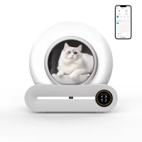 HKM-727891 Smart Self-Cleaning Cat Litter Box with Wi-Fi Connectivity and Eco-Friendly Design