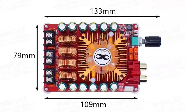 HKM-727955 TDA7498E 2X160W Digital Power Amplifier Board - Stereo BTL220W