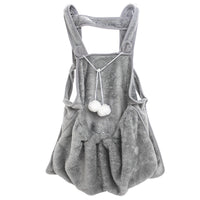 HKM-7279677 Pet-Friendly Coral Fleece Apron for Small Dogs and Cats, Non-Stick and Anti-Grab Design