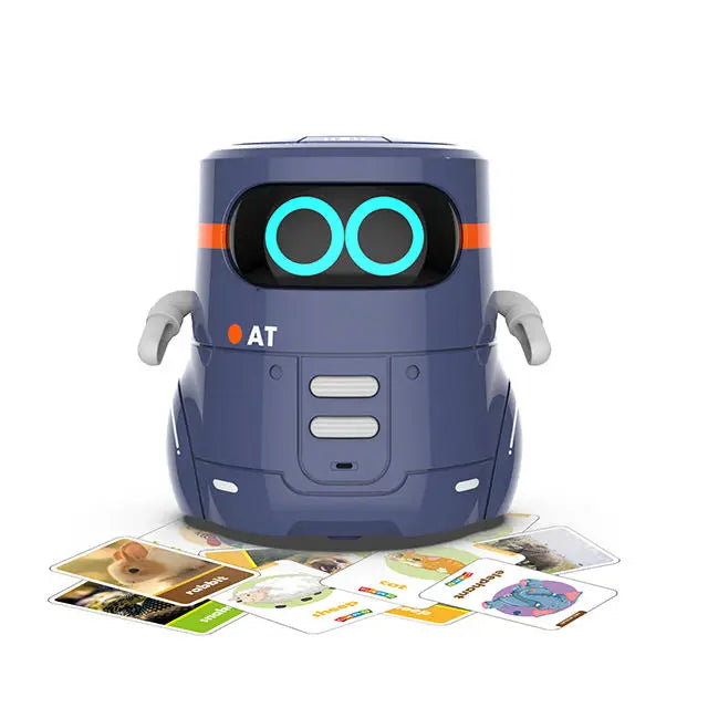 HKM-728019 Interactive Smart Educational Robot Toy with Touch-Sensitive Control and Sound Function for Kids