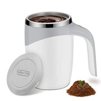 HKM-728019 Self-Stirring Electric Coffee Mug with Lid, Portable Automatic Mixing Coffee Cup