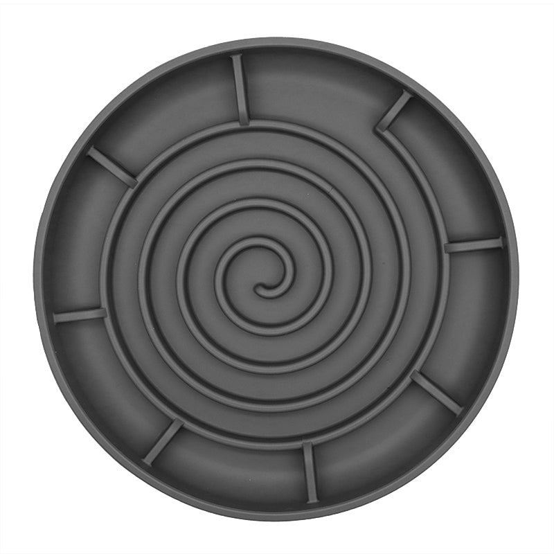 HKM-7280317 Anti-Tumble Dog Slow Food Bowl in Multiple Colors - Silicone Design, 205x205x30mm