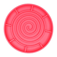HKM-7280317 Anti-Tumble Dog Slow Food Bowl in Multiple Colors - Silicone Design, 205x205x30mm