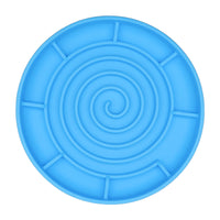 HKM-7280317 Anti-Tumble Dog Slow Food Bowl in Multiple Colors - Silicone Design, 205x205x30mm