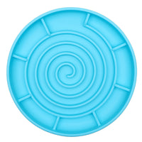 HKM-7280317 Anti-Tumble Dog Slow Food Bowl in Multiple Colors - Silicone Design, 205x205x30mm