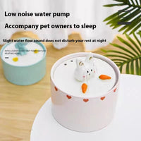 HKM-7281341 Ceramic Elephant Automatic Water Dispenser for Pets