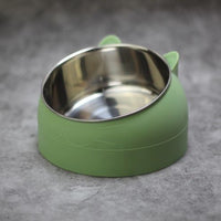 HKM-7281469 Elevated Cat Food Bowl with 304 Stainless Steel for Improved Posture and Cervical Support