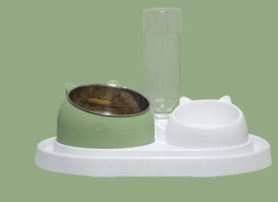 HKM-7281469 Elevated Cat Food Bowl with 304 Stainless Steel for Improved Posture and Cervical Support