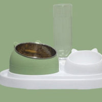 HKM-7281469 Elevated Cat Food Bowl with 304 Stainless Steel for Improved Posture and Cervical Support