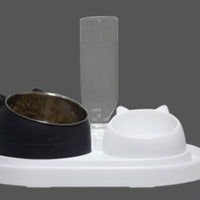 HKM-7281469 Elevated Cat Food Bowl with 304 Stainless Steel for Improved Posture and Cervical Support