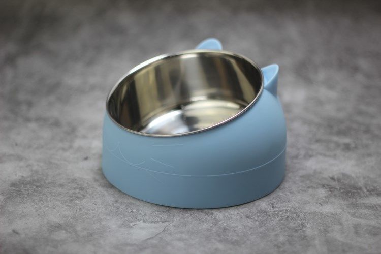 HKM-7281469 Elevated Cat Food Bowl with 304 Stainless Steel for Improved Posture and Cervical Support