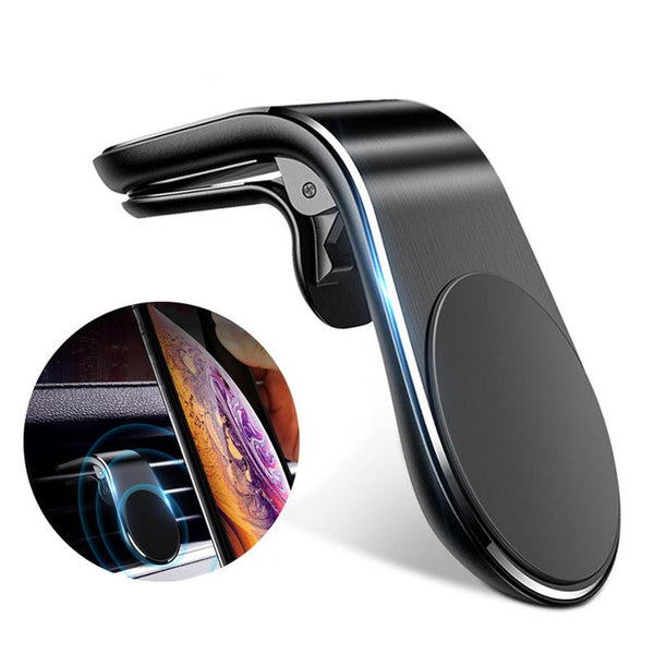 HKM-728147 Magnetic Air Vent Mount Holder for Cars – 360-Degree Phone and GPS Stand