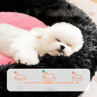 HKM-7282749 Cozy Thickened Plush Sleeping Mat for Pets - Ideal Dog and Cat Bed Nest